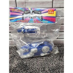 Power Rangers The Movie Blue Ranger with Wolf Ninjazord